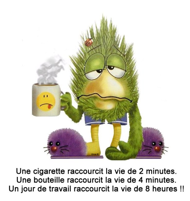 Le travail raccourcit la vie!