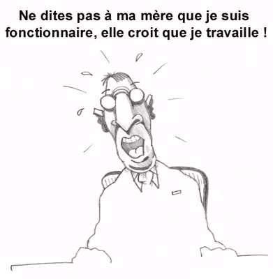 Image drole fonctionnaire